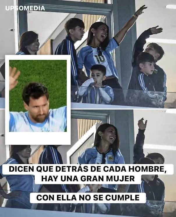 Porque Antonela nunca estuvo detrás.